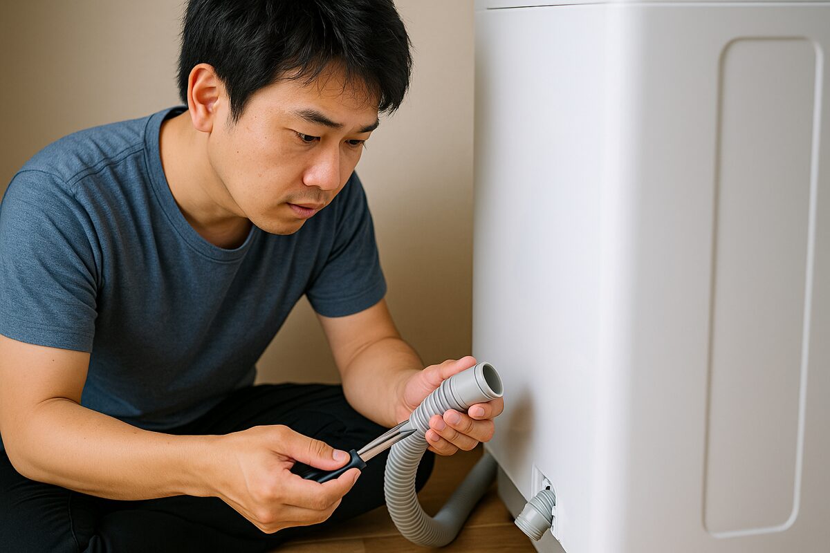 洗濯機排水ホースを差し込むだけで済ませる基礎知識