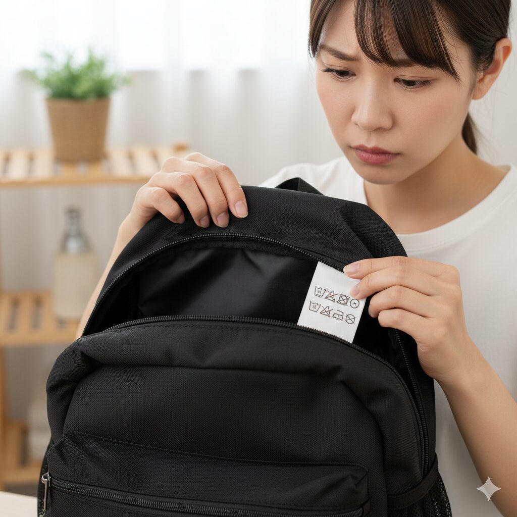 無印リュックの洗濯表示と洗う前の重要知識