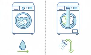 ためすすぎ2回と注水すすぎ1回の違いは？節約と洗浄力の最適解 ｜ 洗濯note｜洗濯の悩み解決と知識のノート