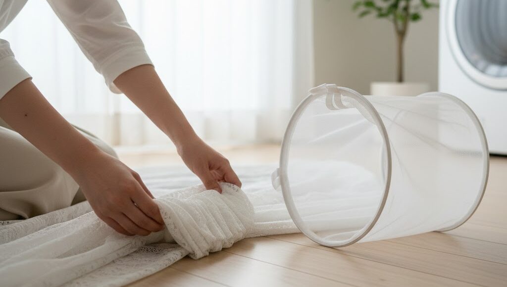 レースカーテンの洗濯方法