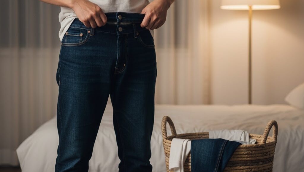 素材別！正しいズボン洗濯で裏返す手順