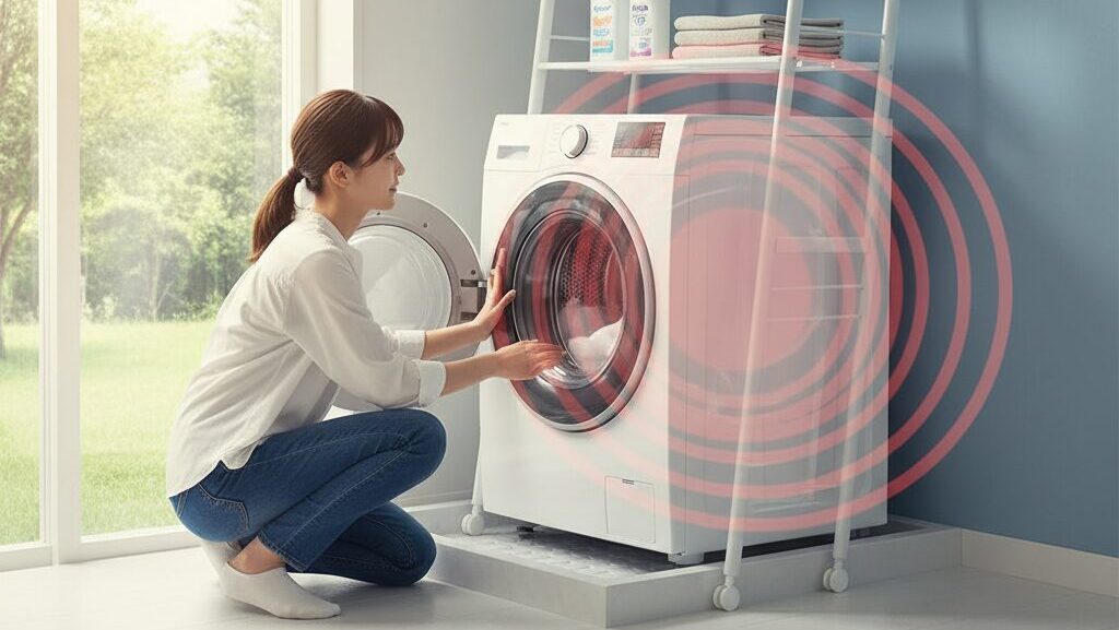 ニトリ洗濯機ラックのぐらぐらは直せる！原因と最強の固定法