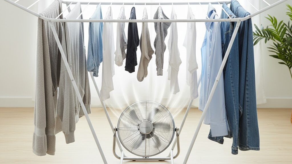急ぎの時に!2時間で部屋干しを早く乾かす裏ワザ