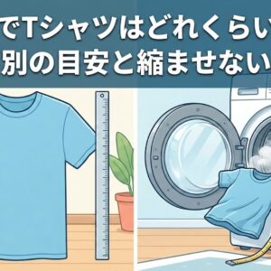 乾燥機でTシャツはどれくらい縮む？素材別の目安と縮ませない裏技