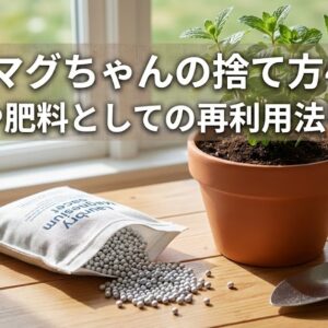 洗濯マグちゃんの捨て方4選！分別や肥料としての再利用法を解説