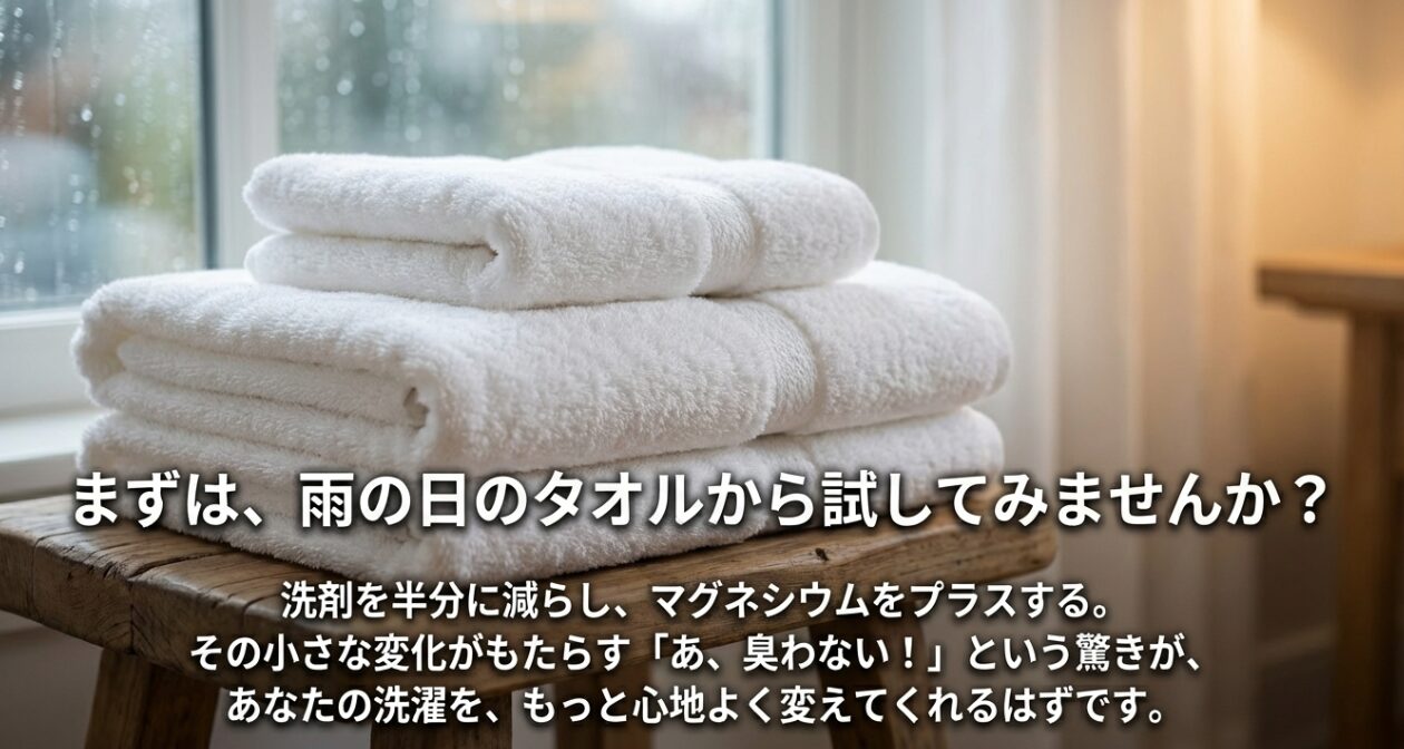 マグネシウム洗濯を始めるためのまとめと最初の一歩の提案