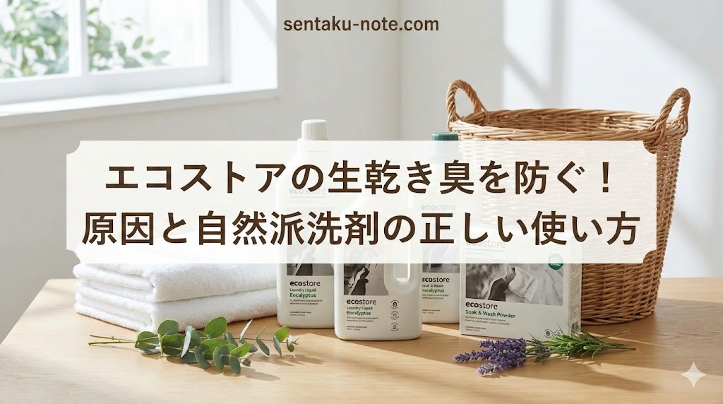 エコストアの生乾き臭を防ぐ！原因と自然派洗剤の正しい使い方