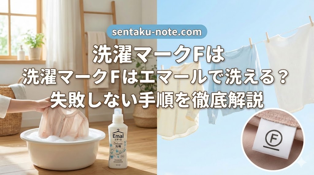 洗濯マークFはエマールで洗える？失敗しない手順を徹底解説