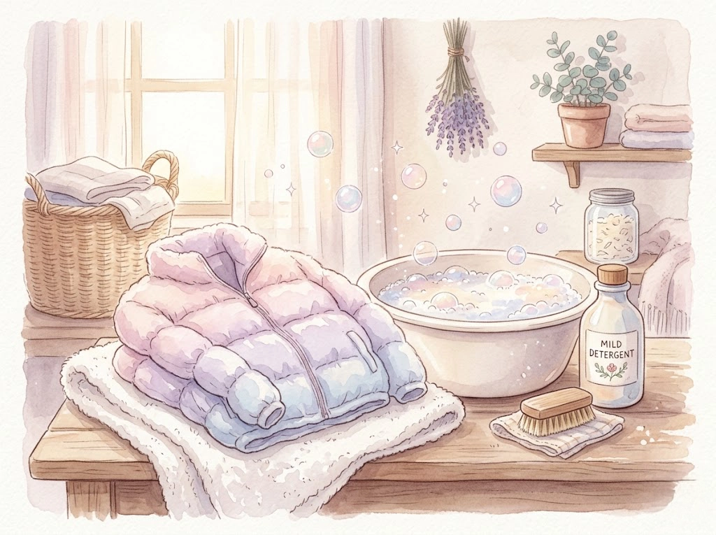 自宅で簡単！GU(ジーユー)ダウンジャケットの洗い方と失敗しないコツ