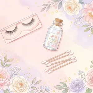 wosadoマグネットまつ毛の洗い方・お手入れ方法を解説する記事のアイキャッチ画像