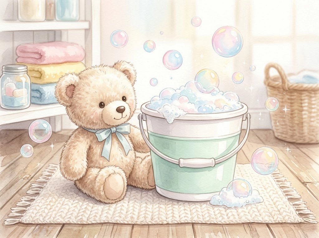 失敗しない！オキシクリーンのぬいぐるみの洗い方とふわふわ復活術