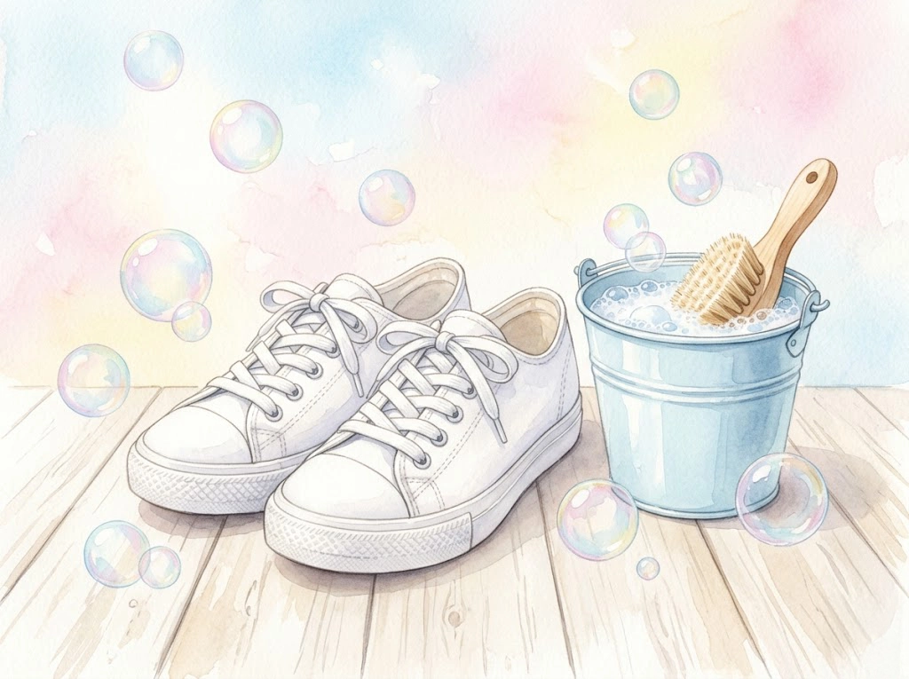 白いコンバースの黄ばみを落とす究極の洗い方