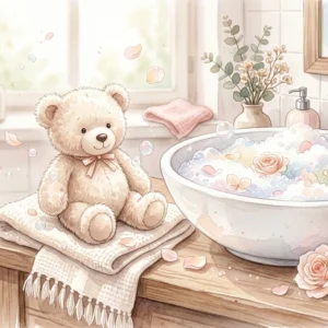 綿のぬいぐるみの洗い方を解説する記事のアイキャッチ画像