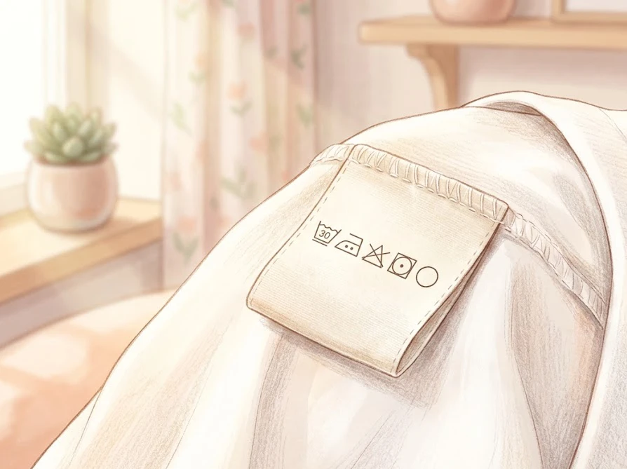 染み抜き前に衣類へのダメージを防ぐために必ず確認するべき洋服の洗濯表示タグ