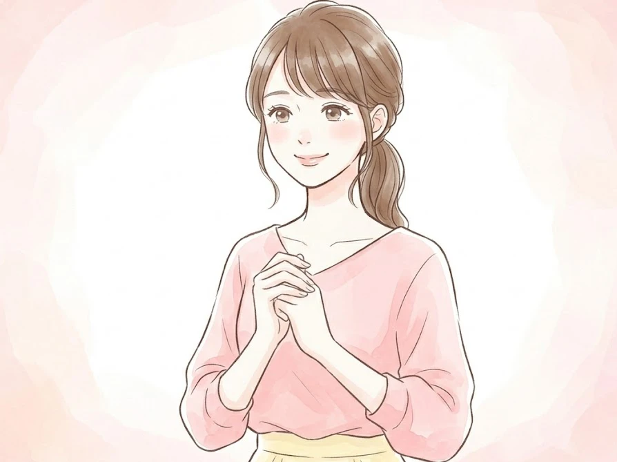 洗濯槽のお掃除方法について疑問が解決して明るい表情の女性